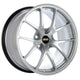 BBS RI-A 18x9.5 5x120 ET40 Diamond Silver Wheel -82mm PFS/Clip Required - Burkken Auto Parts