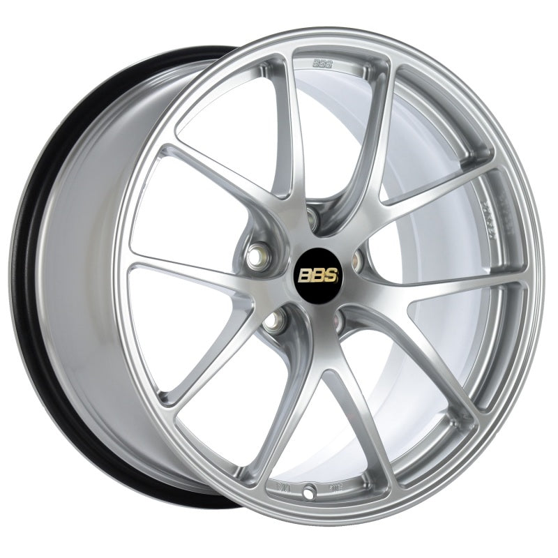 BBS RI-A 18x8.5 5x114.3 ET35 Diamond Silver Wheel -82mm PFS/Clip Required - Burkken Auto Parts
