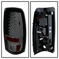 Spyder Chevy Silverado 1500 03-06 (Does Not Fit Stepside)LED Tail Lights Smke ALT-YD-CS03-LED-SM - Burkken Auto Parts