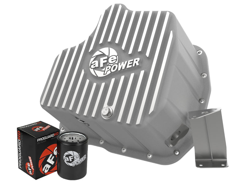 aFe Street Series Deep Engine Oil Pan 01-10 GM Duramax V8-6.6L (td) - Burkken Auto Parts