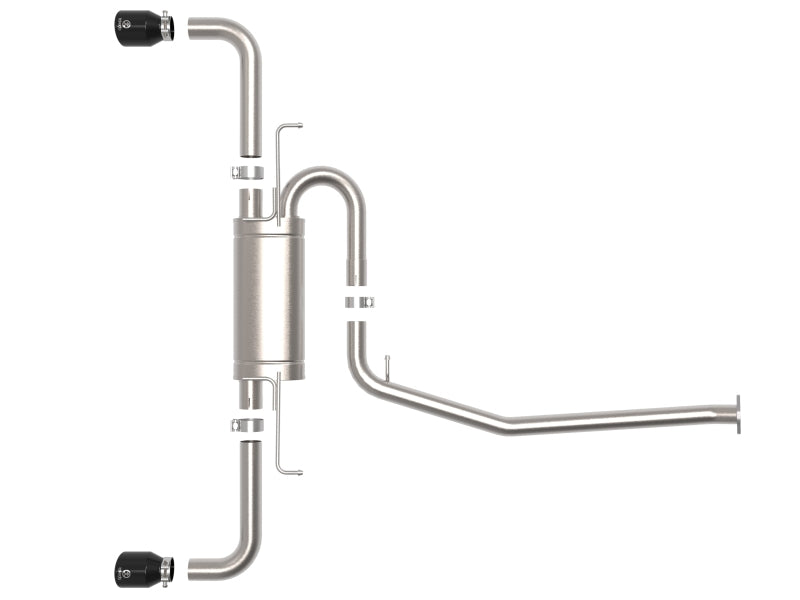 aFe POWER Takeda 19-21 Toyota RAV4 L4-2.5L 304SS CB Exhaust w/ Black Tips - Burkken Auto Parts