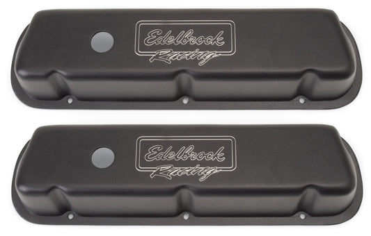 Edelbrock Valve Cover Victor Series Ford 289-302-351W CI V8 Low Black - Burkken Auto Parts