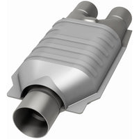 MagnaFlow Conv Univ 2inch Inlet/2.5inch Outlet Dual/Single Oval Shape - Burkken Auto Parts