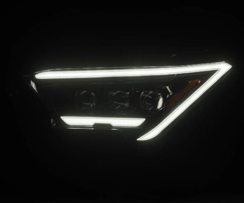 AlphaRex 2024 Toyota Tacoma NOVA-Series Projector Headlights (Pair) - Alpha-Black w/Activation Light - Burkken Auto Parts
