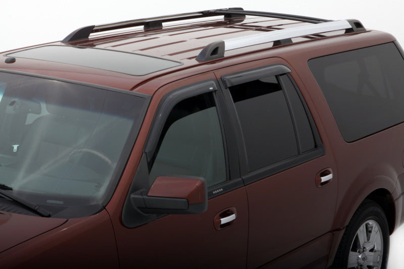 AVS 98-18 Lincoln Navigator Ventvisor Outside Mount Window Deflectors 4pc - Smoke - Burkken Auto Parts