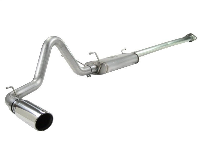 aFe MACH Force XP 2.5in Cat-Back SS Exhaust Syst w/Polished Tip Toyota Tacoma 13-14 4.0L - Burkken Auto Parts