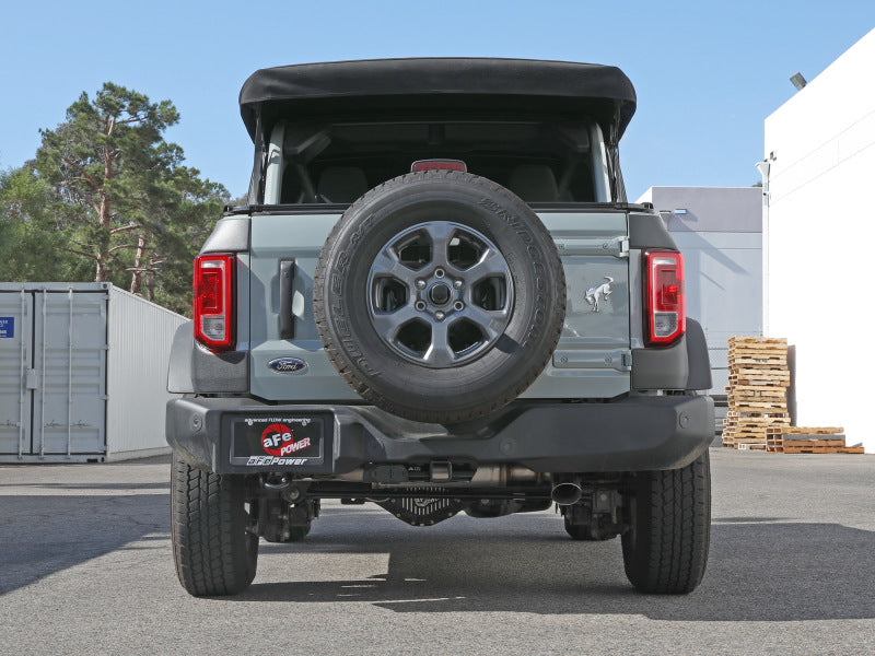aFe Apollo GT 3in 409 SS Cat-Back Exhaust 2021 Ford Bronco L4-2.3L (t)/V6-2.7L (tt) w/ Polished Tips - Burkken Auto Parts