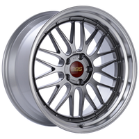 BBS LM 20x10 5x120 ET20 Diamond Black Center Diamond Cut Lip Wheel -82mm PFS/Clip Required - Burkken Auto Parts