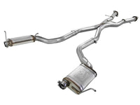 aFe MACHForce XP 12-17 Jeep Grand Cherokee WK2 SRT8 V8-6.4L 304SS Cat-Back Exhaust w/o Resonator - Burkken Auto Parts