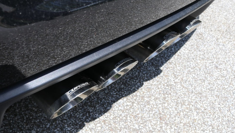 Corsa 2009-2013 Chevrolet Corvette (C6) 6.2L Polished Sport Axle-Back Exhaust w/4.5in Tips - Burkken Auto Parts