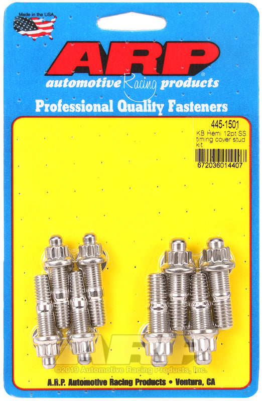 ARP KB Hemi SS 12pt Timing Cover Stud Kit - Burkken Auto Parts
