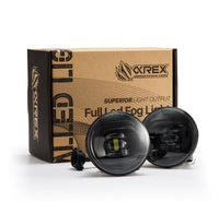 AlphaRex Universal Chevrolet/GMC/Pontiac DoubleTap Dual Color LED Projector Fog Lights - White/Amber - Burkken Auto Parts