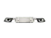 Akrapovic 14-15 Porsche 911 Turbo/Turbo S (991) Slip-On Line (Titanium) w/ Carbon Titanium Tips - Burkken Auto Parts