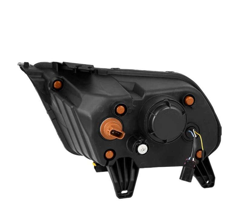 AlphaRex 10-12 Ford Mustang NOVA-Series LED Projector Headlights Blk w/Activ Light & Seq.Sig /SB DRL - Burkken Auto Parts