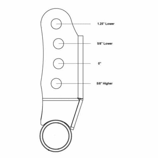 Ridetech 2015+ Ford F-150 2WD/4WD Adjustable Rear Shackles