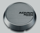 Advan 73mm Middle Centercap - Hyper Black - Burkken Auto Parts