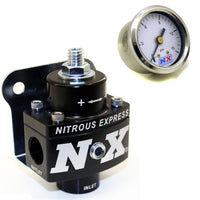 Nitrous Express Fuel Pressure Regulator Non Bypass w/Fuel Pressure Gauge - Burkken Auto Parts