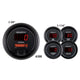 AutoMeter Gauge Kit 5 Pc. 3-3/8in. & 2-1/16in. Elec Speedo Digital Black Dial W/ Red Led - Burkken Auto Parts