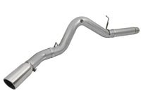 aFe LARGE Bore HD 5in Exhausts DPF-Back SS w/ Pol Tips 16-17 GM Diesel Truck V8-6.6L (td) LML/L5P - Burkken Auto Parts