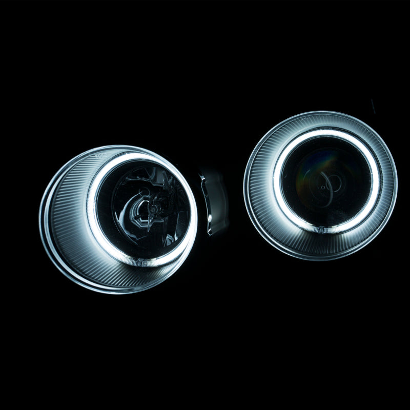 ANZO 2012-2015 Chevrolet Sonic Projector Headlights w/ Halo Black (CCFL) - Burkken Auto Parts