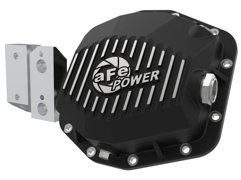 aFe Street Series Rear Differential Cover Black w/Machined Fins 20+ Jeep Gladiator JT (Dana M220) - Burkken Auto Parts