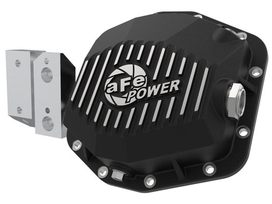 aFe Street Series Rear Differential Cover Black w/Machined Fins 20+ Jeep Gladiator JT (Dana M220) - Burkken Auto Parts