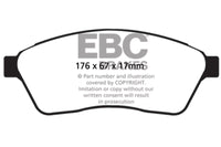 EBC 10-11 Cadillac SRX 2.8 Turbo Redstuff Front Brake Pads - Burkken Auto Parts
