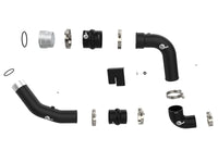 aFe 23-24 Ford Diesel Trucks V8-6.7L (td) BladeRunner Aluminum Hot and Cold Charge Pipe Kit - Black - Burkken Auto Parts