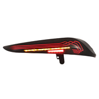 AlphaRex 20-24 Toyota Supra LUXX-Series Laser Style LED Tail Lights Alpha-Black - Burkken Auto Parts