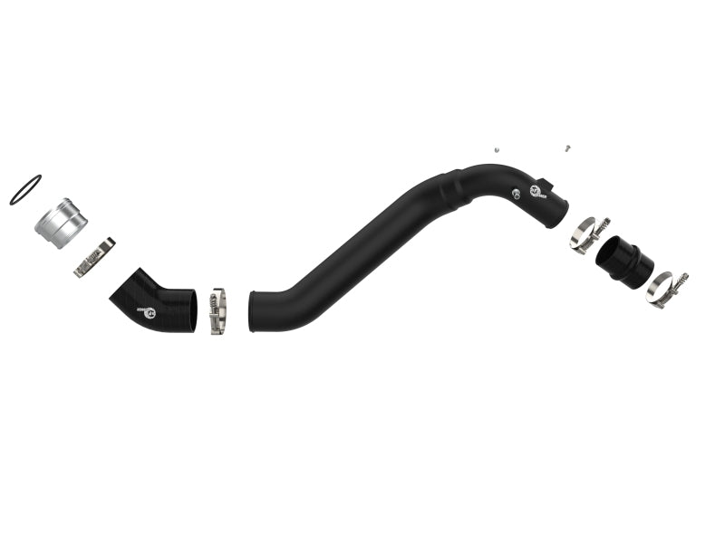 aFe Bladerunner Intercooler Cold Charge Pipe Black 3.5-2.75in 2021+ Ford F-150 V6-2.7L (tt) - Burkken Auto Parts