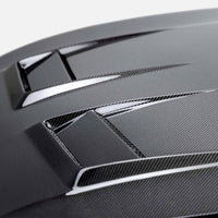 Seibon 2022-2023 Volkswagen Golf GTI/R DV-Style Carbon Fiber Hood - Burkken Auto Parts