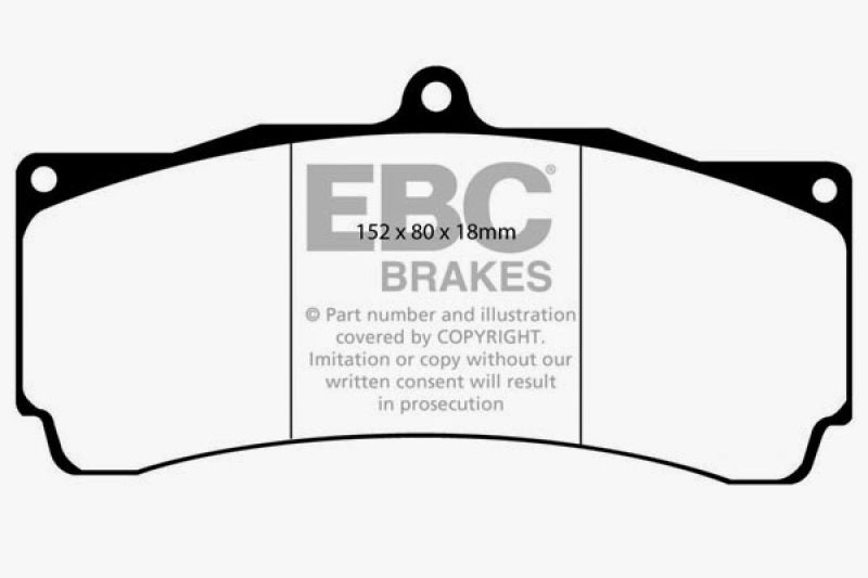 EBC Brakes Redstuff Ceramic Brake Pads - Burkken Auto Parts