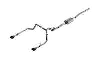 Borla 2024 Chevy Silverado 1500 6.2L V8 ATAK Catback Exhaust w/ Simulator - Black Chrome - Burkken Auto Parts