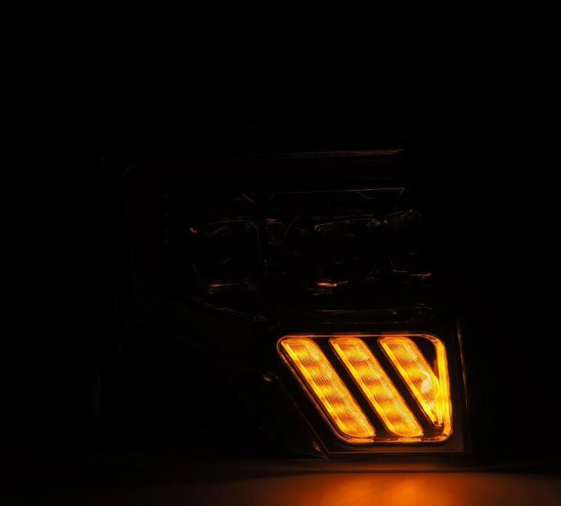 AlphaRex 09-14 Ford F-150 PRO-Series Projector Headlights Plank Style Chrm w/Activ Light/Seq Signal - Burkken Auto Parts