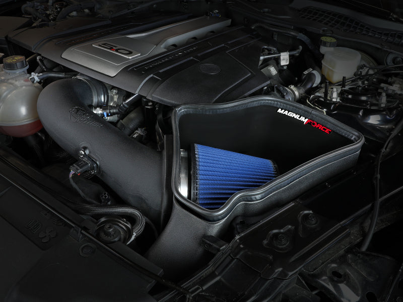AFe Magnum FORCE Stage-2 Cold Air Intake System w/Pro Dry S Media 18-19 Ford Mustang - Burkken Auto Parts