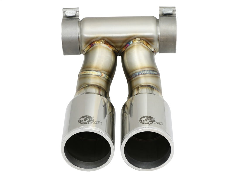 aFe Power 13-14 Porsche Cayman S / Boxster S Polish Exhaust Tip Upgrade - Burkken Auto Parts