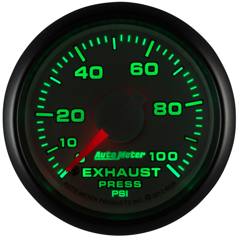 Autometer Factory Match 52.4mm Mechanical 0-100 PSI Exhaust (Drive) Pressure Gauge - Burkken Auto Parts