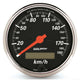 Autometer 3-1/8in Electric 0-190km/h Double Chrome Bezel Speedometer Gauge - Burkken Auto Parts