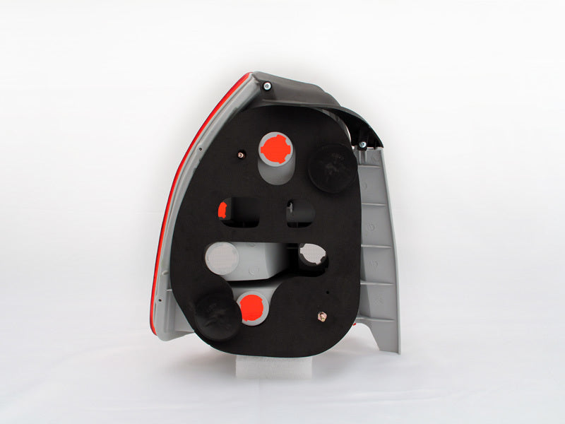 ANZO 1996-2000 Honda Civic Taillights Red/Smoke - Burkken Auto Parts