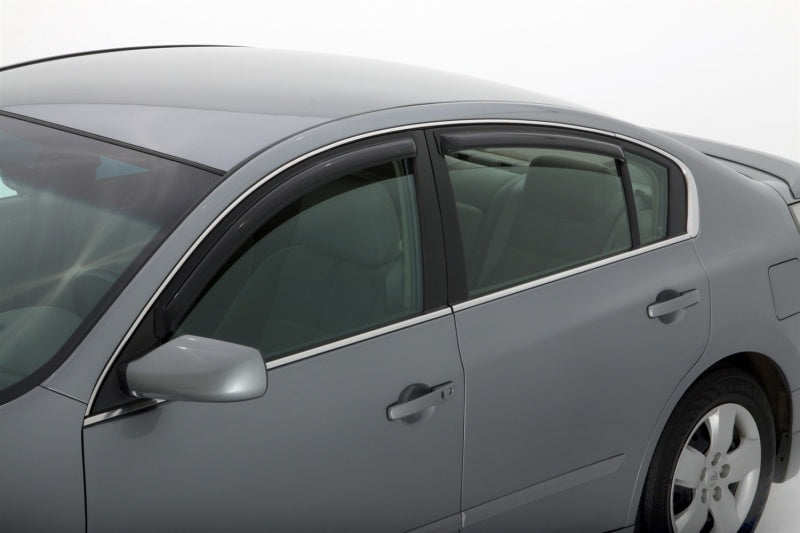 AVS 07-12 Nissan Altima Ventvisor Outside Mount Window Deflectors 4pc - Smoke - Burkken Auto Parts
