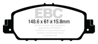 EBC 13+ Honda Accord Coupe 2.4 EX Greenstuff Front Brake Pads - Burkken Auto Parts
