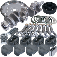 Eagle Ford 302 3.400in Crank 5.400in I-Beam Rods 4.000in Pistons 164 Tooth FP Balanced Assembly - Burkken Auto Parts