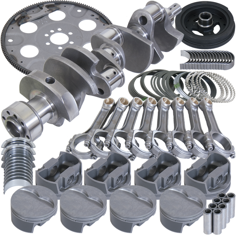 Eagle Chevy 350 3.750in Crank 6.000in I-Beam Rods -16cc 4.030in Pistons Balanced Assembly - Burkken Auto Parts