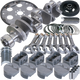 Eagle Chevy 350 1Pc 3.750in Crank 6.000in I-Beam Rods 4.030in Pistons 153 Tooth FP Balanced Assembly - Burkken Auto Parts