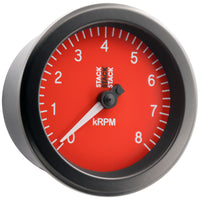 Autometer Stack Sport 88mm 0-8K RPM Tachometer - Red - Burkken Auto Parts