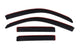 AVS 03-09 Toyota 4Runner Ventvisor In-Channel Front & Rear Window Deflectors 4pc - Smoke - Burkken Auto Parts