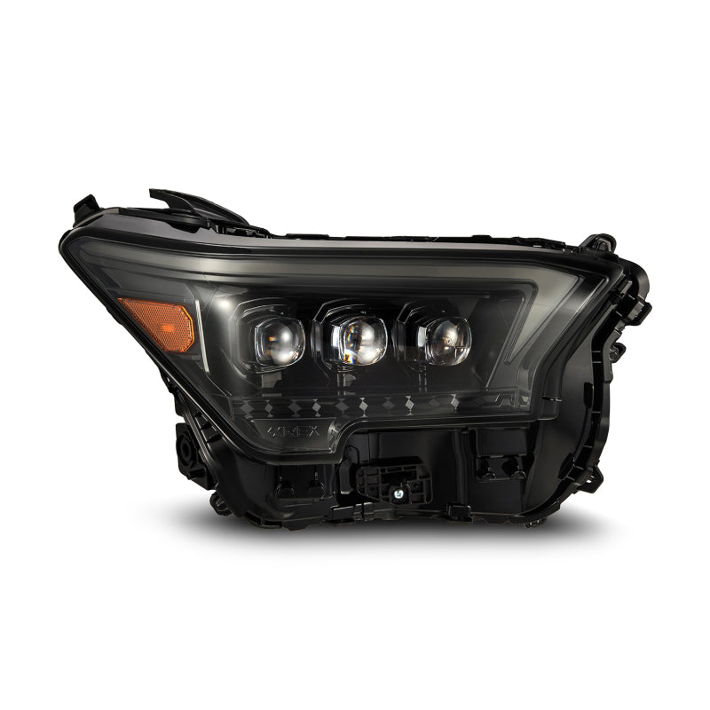 AlphaRex 2024+ Toyota Tacoma NOVA-Series LED Proj Headlights Alpha-Blk w/Actv Light & Seq. Sig + DRL - Burkken Auto Parts