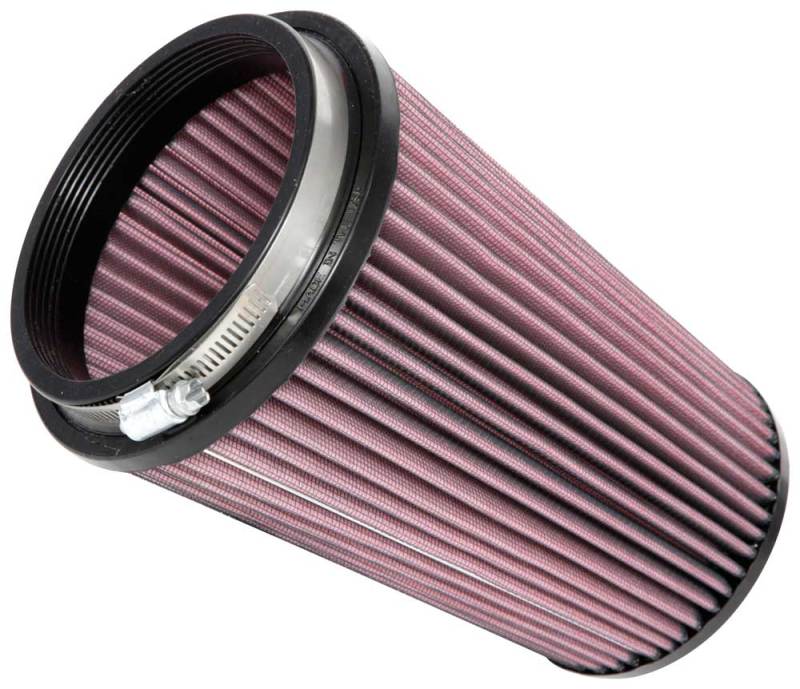 K&N Universal Clamp-On Air Filter 4-1/2in FLG / 5-7/8in B / 4-1/2in T / 8-3/8in H - Burkken Auto Parts