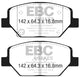 EBC 2016+ Buick Envision 2.0L Turbo Greenstuff Front Brake Pads - Burkken Auto Parts