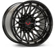 Vossen LCX-03 24x10 - 8x180 - ET+15 - Deep - 124.3 - Gloss Black Wheel
